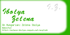 ibolya zelena business card